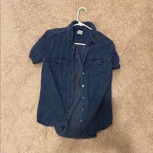 A New Day Indigo Button-Up Shirt
